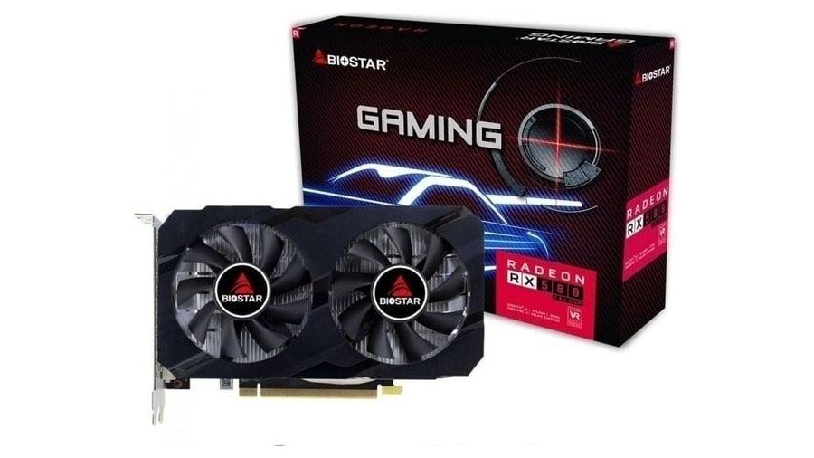 Placa de Vídeo Biostar AMD Radeon RX 580 2048sp, 8GB, Gddr5, 256 Bits 🛒