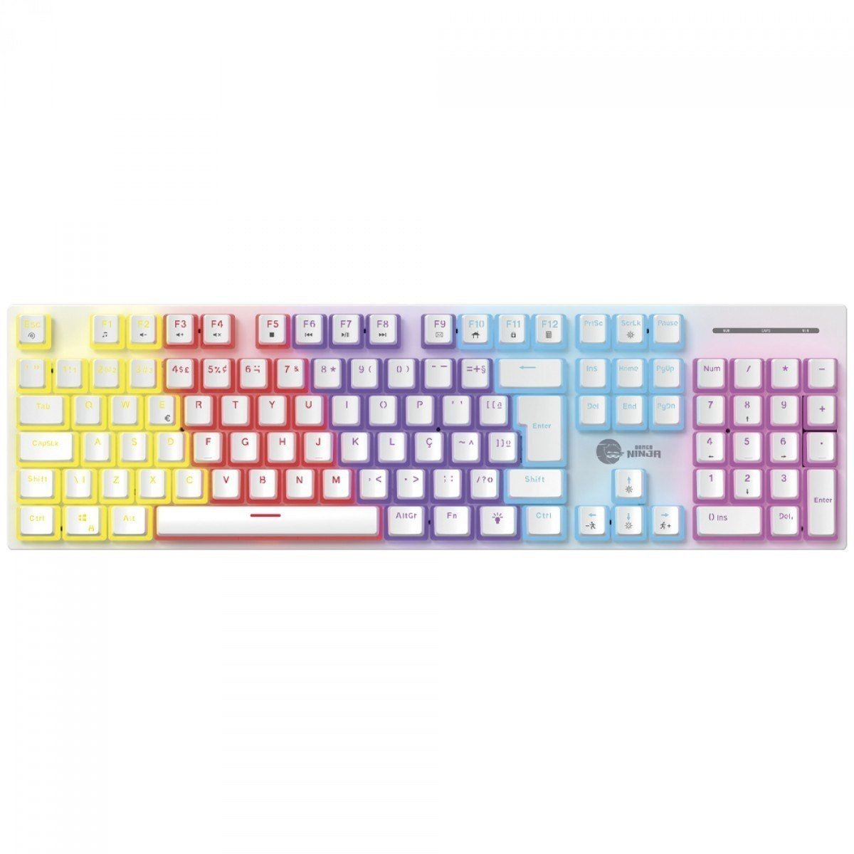 Teclado Mecânico Gamer Ninja Leap Pudim 🛒