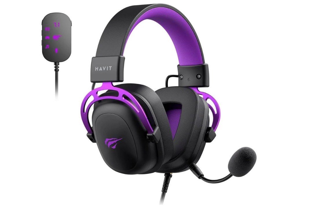 Headset Gamer Havit Gamenote H2002C + U Adaptador USB 7.1 🛒