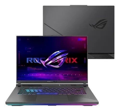 Notebook Gamer ROG Strix G16 G614PM RTX 5060 Ryzen 9 8940HX 16GB RAM 512 GB SSD W11 Tela 16" FHD 165Hz Gray - RV108W 🛒