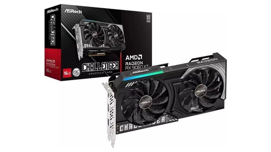 Placa de Vídeo Gpu Asrock Amd Radeon Rx 9060 Xt Challenger Oc 16gb 🛒