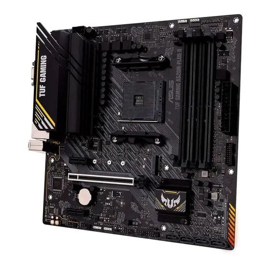 Placa-Mãe ASUS TUF GAMING A520M-PLUS II, AMD AM4, mATX, DDR4, Preto 🛒