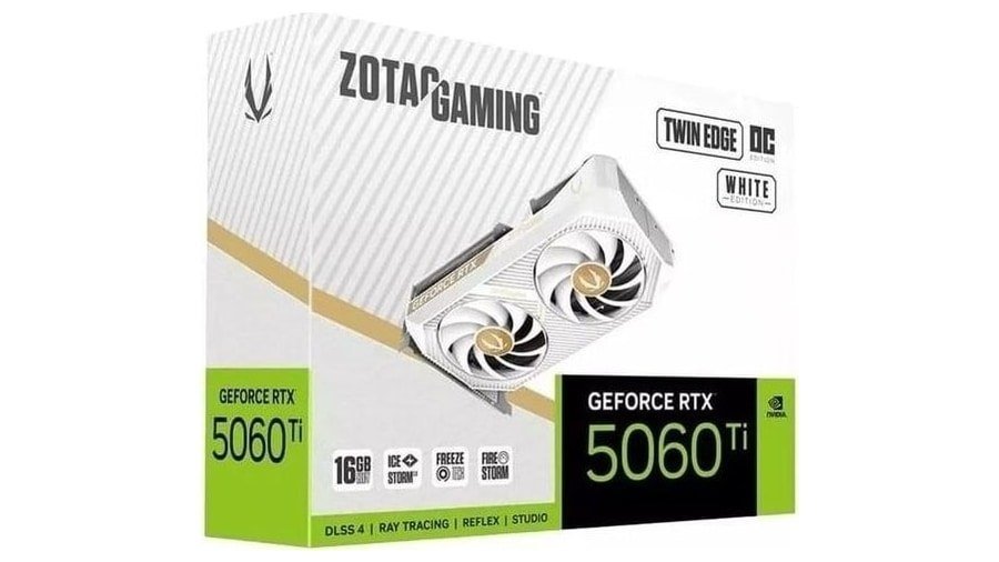 ZOTAC GAMING GEFORCE RTX 4060 TI TWIN EDGE OC WHITE 16GB GDDR6 🛒