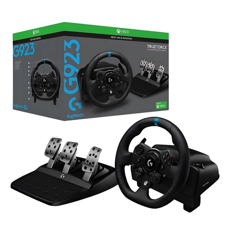 Volante com pedal Logitech G923 Xbox Serie/One/PC 🎮