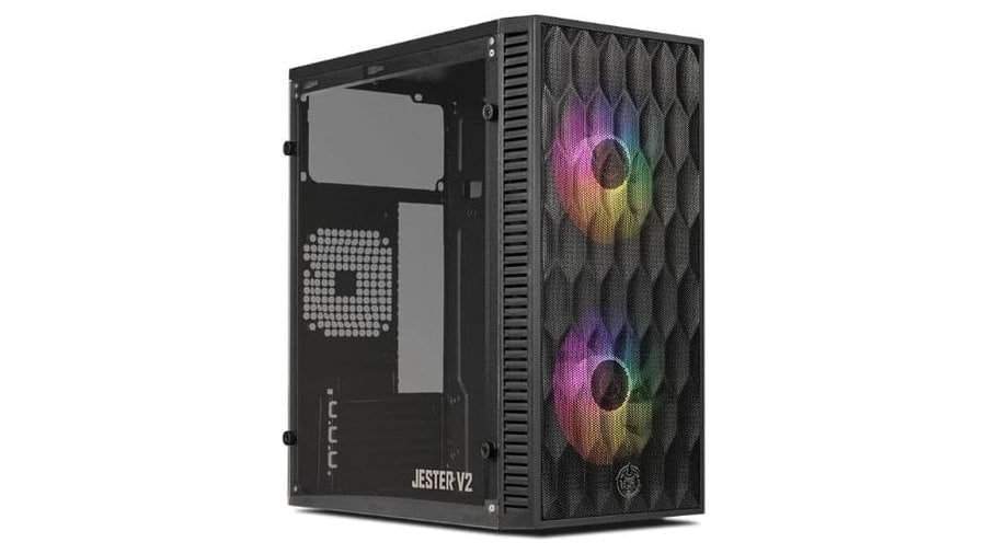 Gabinete Gamer Tgt Jester V2 Rainbow Mini-Tower, Com 2 Fans 🛒