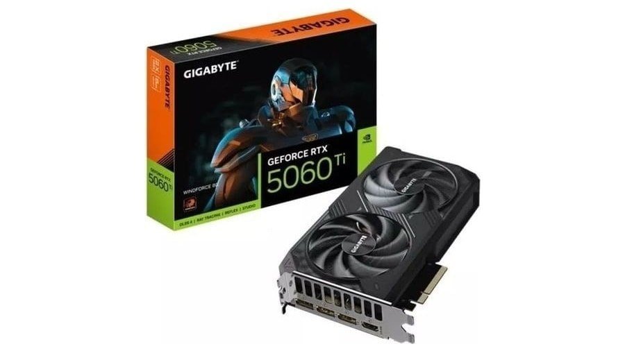 Placa de Vídeo NVIDIA GeForce GIGABYTE RTX 5060 Ti 8GB 🛒