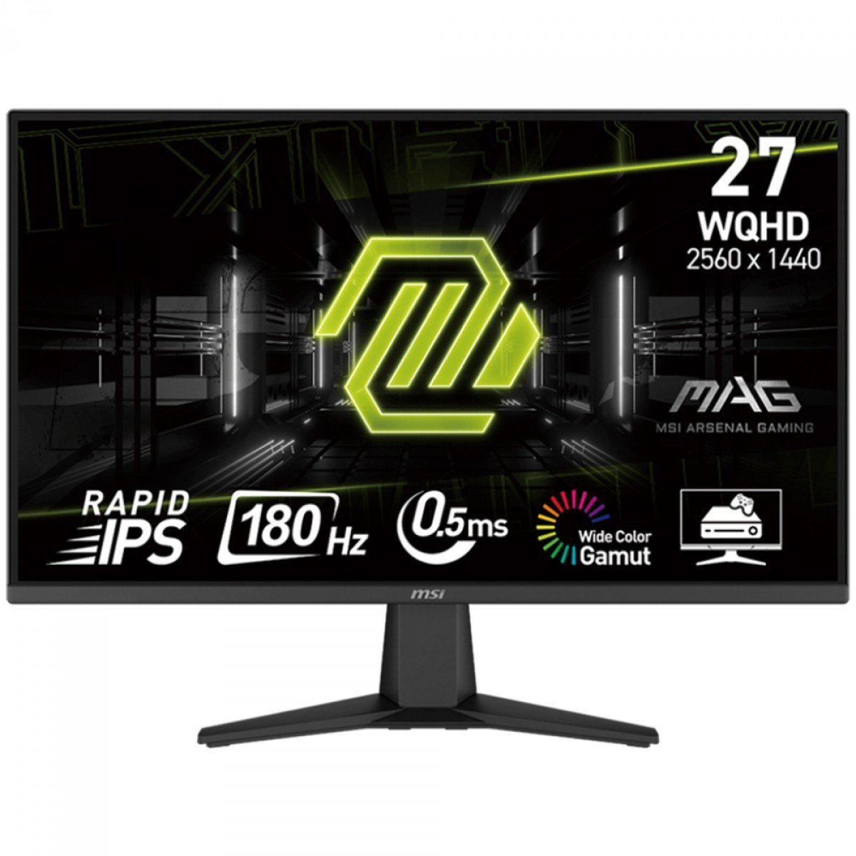 Monitor Gamer MSI MAG 275QRF 27" WQHD Rapid IPS 05ms 180Hz 101% sRGB HDMI DP 🛒