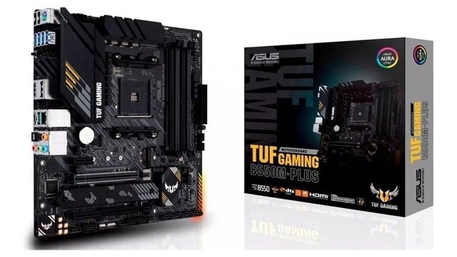 Placa-Mãe AMD Am4 Asus Tuf Gaming B550M-Plus 🛒