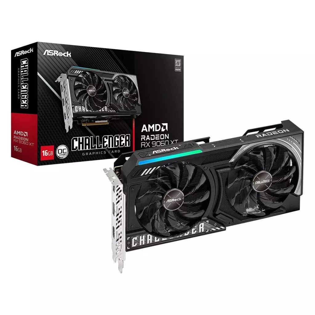 Placa de Vídeo Gpu Asrock Amd Radeon Rx 9060 Xt Challenger Oc 16gb 🛒
