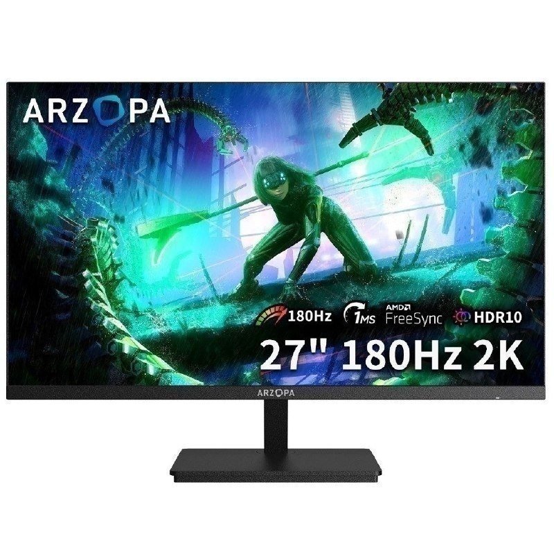 Monitor Gamer ARZOPA M1RC 27" 2K QHD 180Hz IPS 🛒