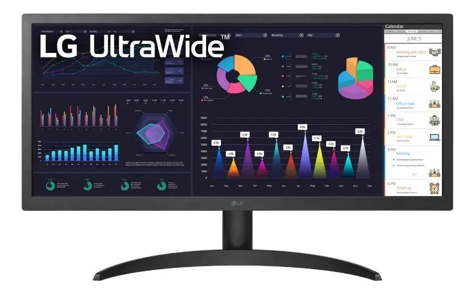 Monitor Gamer Ultrawide 25,7'' IPS Full HD 26wq500-b LG 🛒