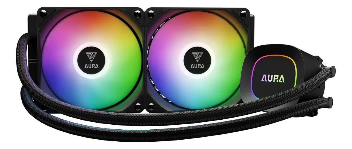 Water Cooler Gamdias Aura Gl240 Lite Preto Argb Am5 Lga 1851 🛒
