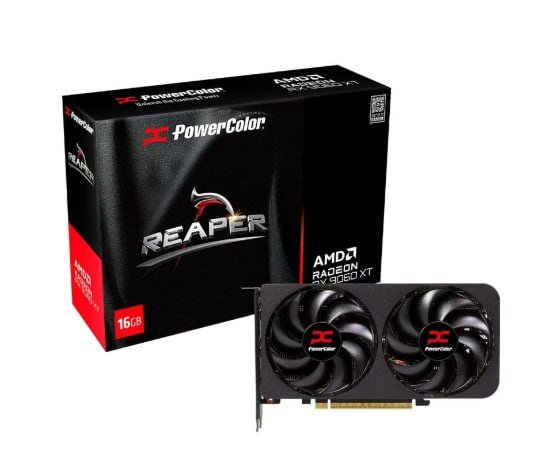 Placa de Vídeo PowerColor RX 9060 XT Reaper AMD Radeon, 16GB, GDDR6, 128bits, OpenGL 4.6, RDNA 4 - RX9060XT 16G-A 🛒