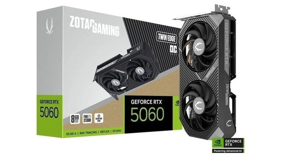 Placa de Vídeo GPU Zotac Gaming Geforce RTX 5060 8GB 🛒