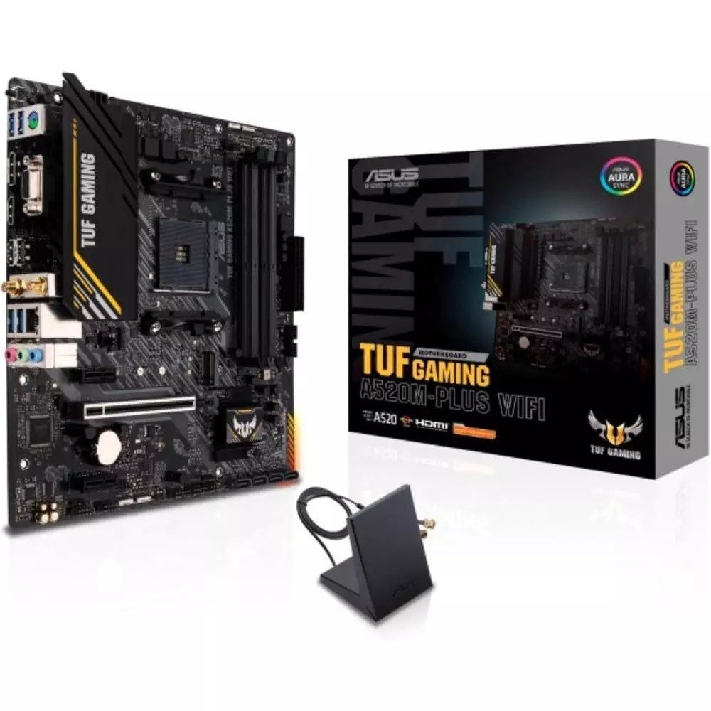 Placa Mãe ASUS TUF Gaming A520M-PLUS WiFi 🛒
