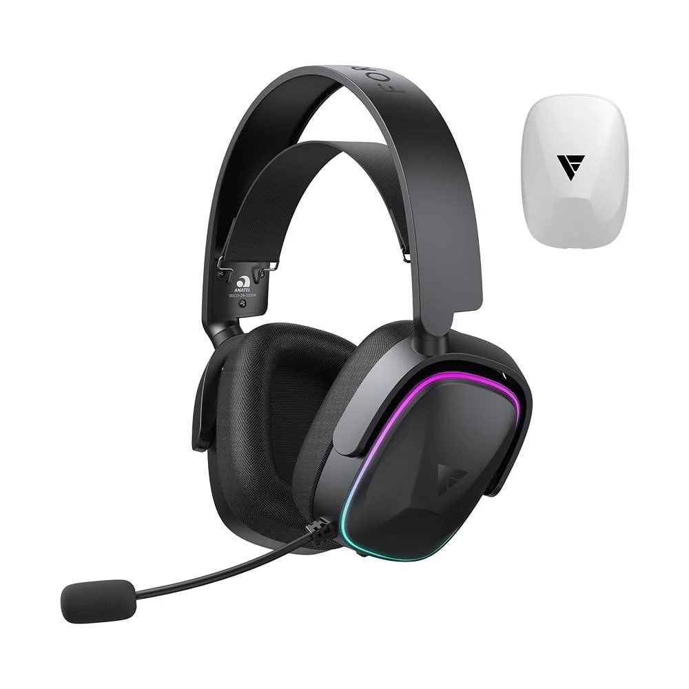 Headset Gamer Sem Fio Force One Supersonic 7.1 Surround 🎧