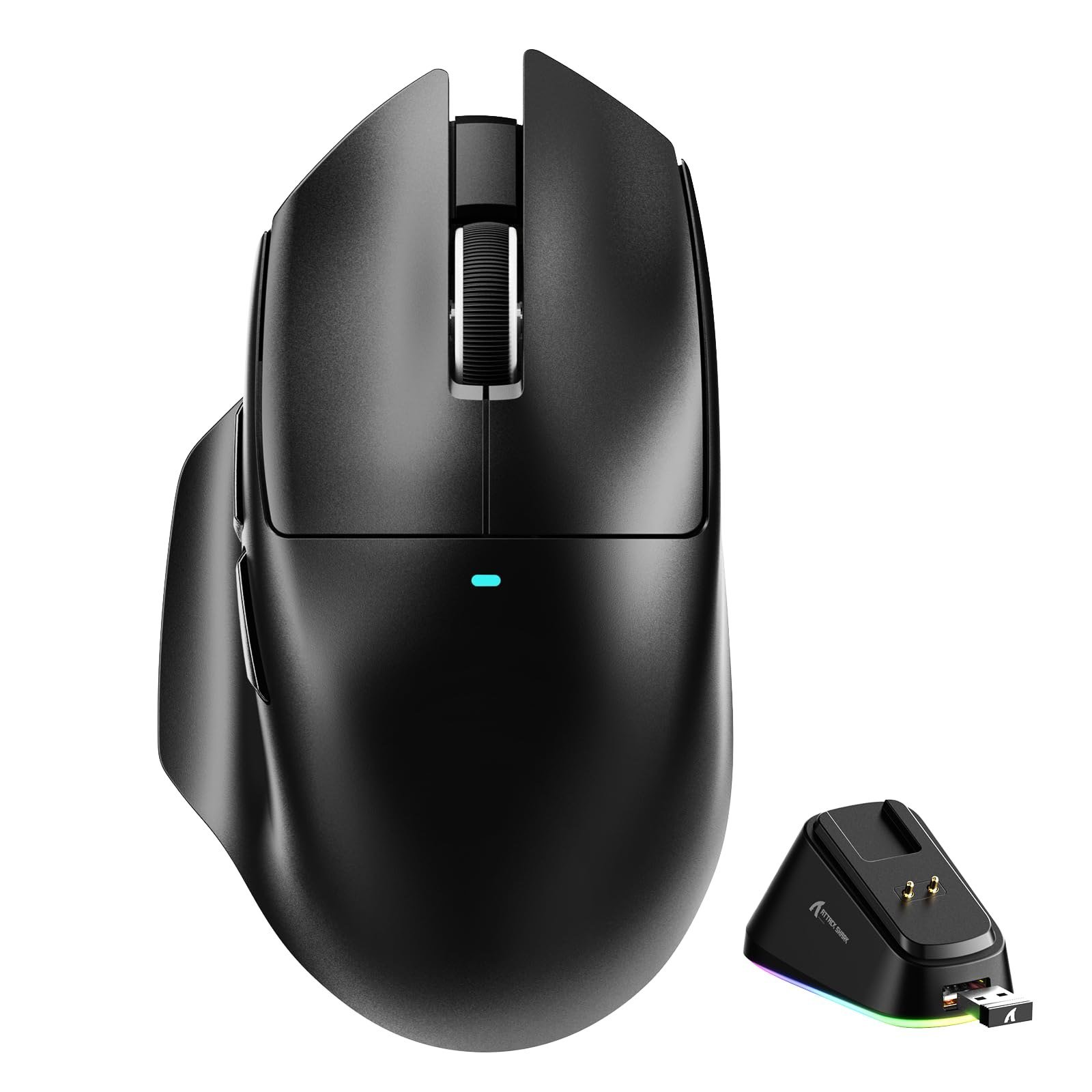 ATTACK SHARK Mouse para jogos V6 65g Superlight sem fio 🛒