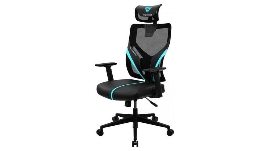 Cadeira Ergonômica Yama1 Ciano ThunderX3 🛒