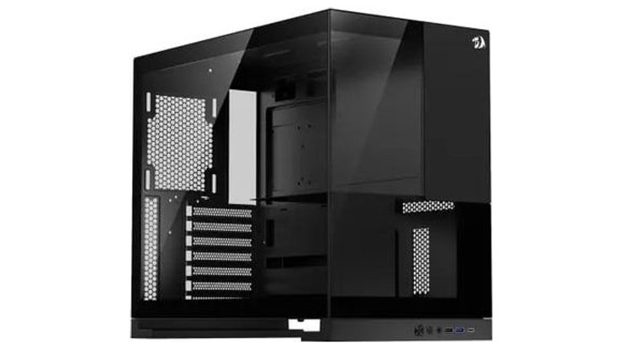 Gabinete Gamer Redragon Eternal, Mid Tower, ARGB, ATX, Lateral em Vidro, Preto - CA-612B 🛒