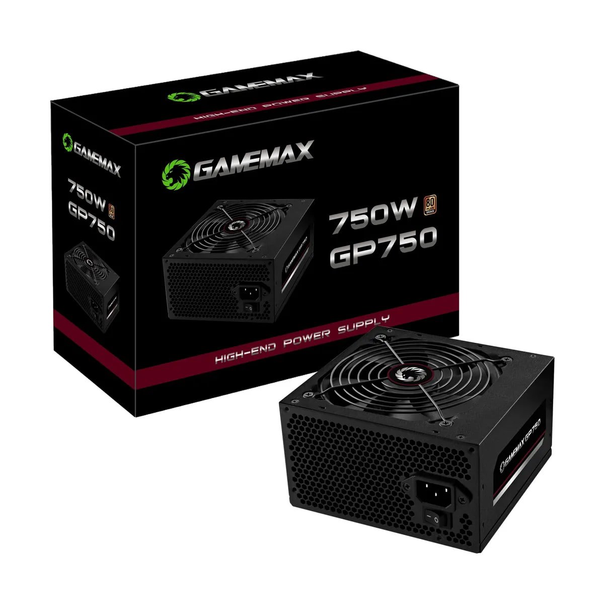 Fonte De Alimentação 750w GP750 80 Plus Bronze Gamemax Cor Preto 🛒