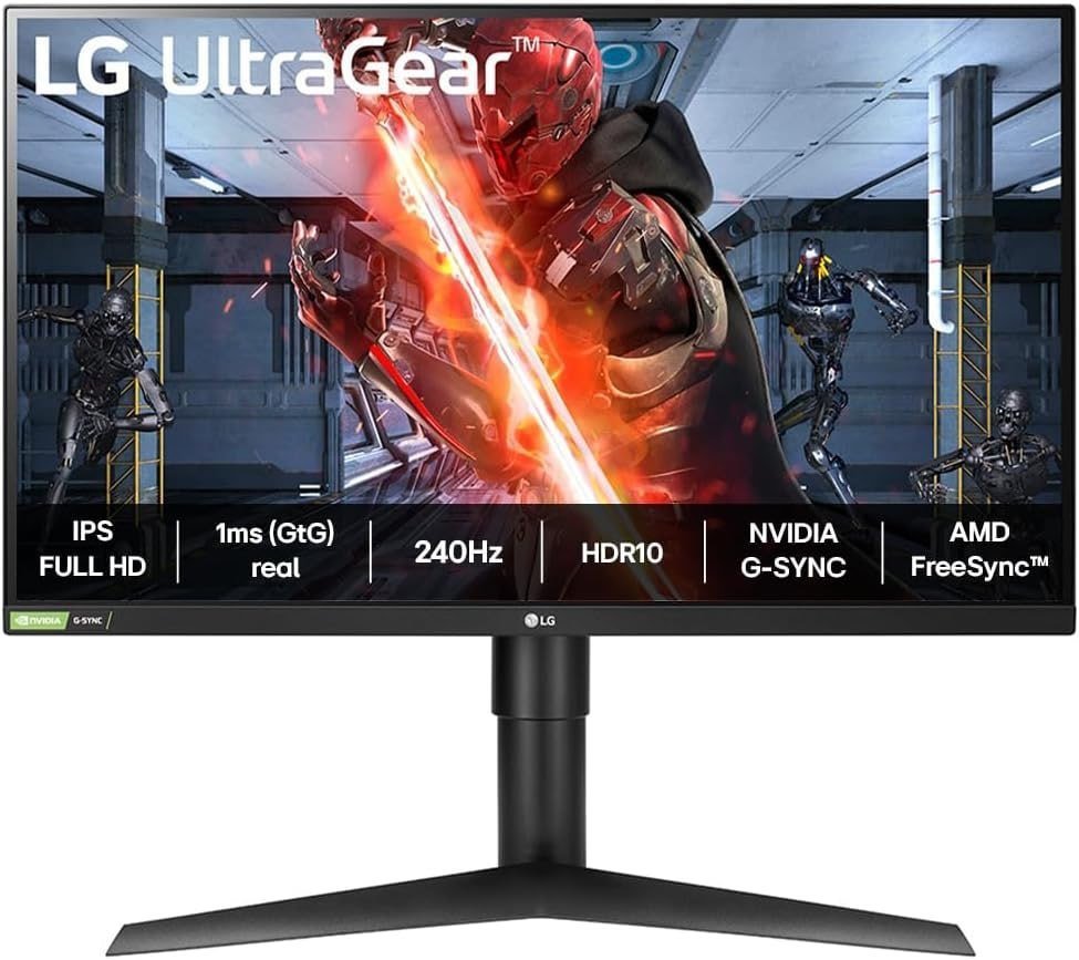 Monitor LG UltraGear 27" IPS Full HD 240Hz 1ms G-Sync 🛒