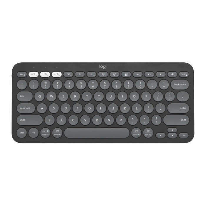 Teclado sem fio Logitech Pebble Keys 2 K380s - Grafite 🛒