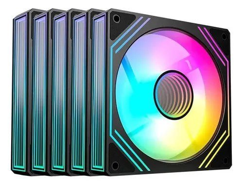Kit Ventoinhas Acegeek Neon ARGB 5x120mm 🛒