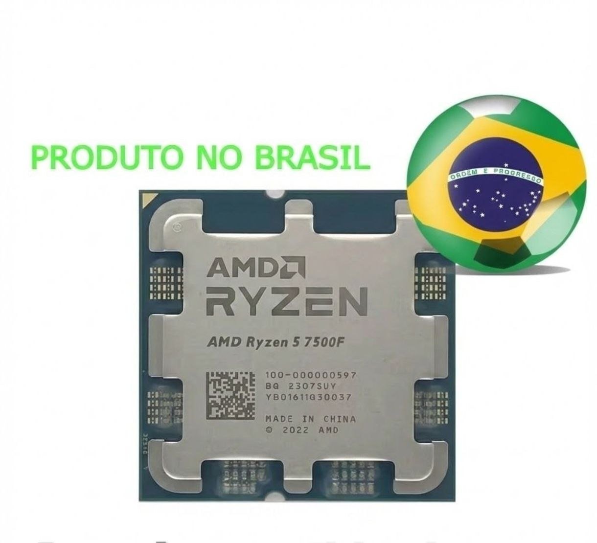 AMD Ryzen 5 7500F, 5.0GHz Max Turbo, Cache 38MB, AM5, (OEM) 100-000000597 🛒