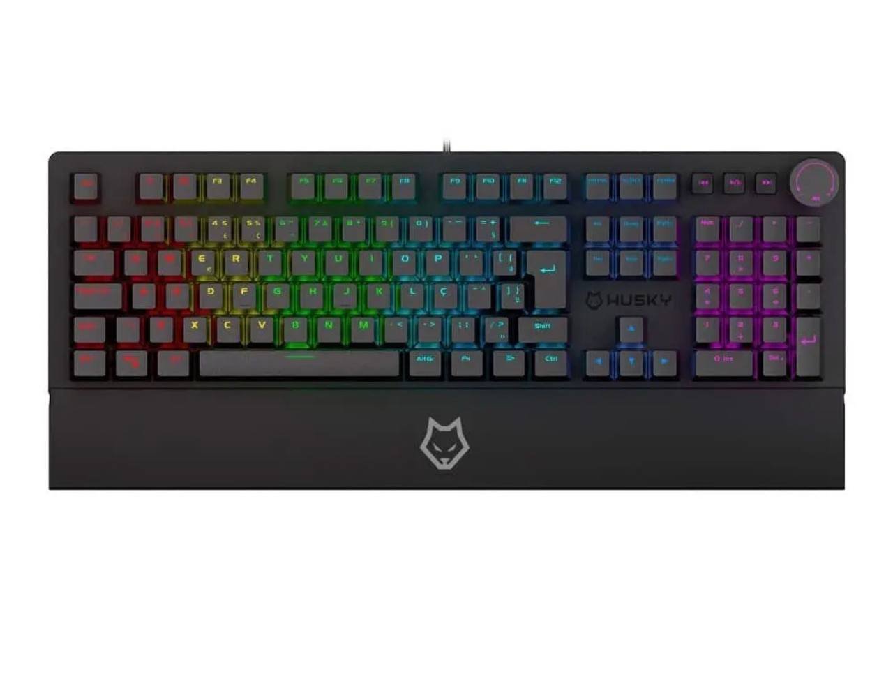 Teclado Mecânico Gamer Husky Anchorage Full Size, RGB, Switch Gateron Ef Brown, ABNT2 🛒