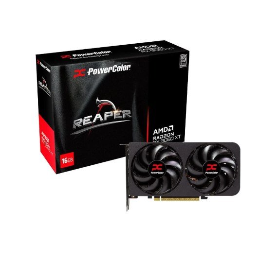 Placa de Vídeo PowerColor RX 9060 XT Reaper AMD Radeon, 16GB, GDDR6, 128bits, OpenGL 4.6, RDNA 4 🛒