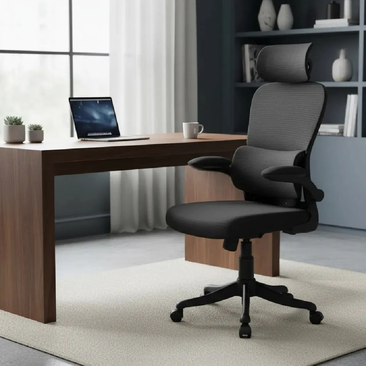 Cadeira Escritório Ergonômica B500 🛒