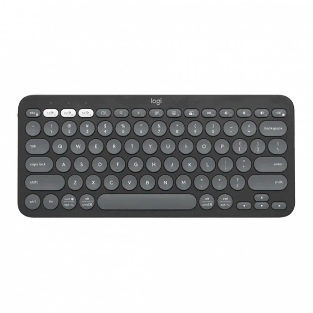Teclado sem fio Logitech Pebble Keys 2 K380s - Grafite 🛒