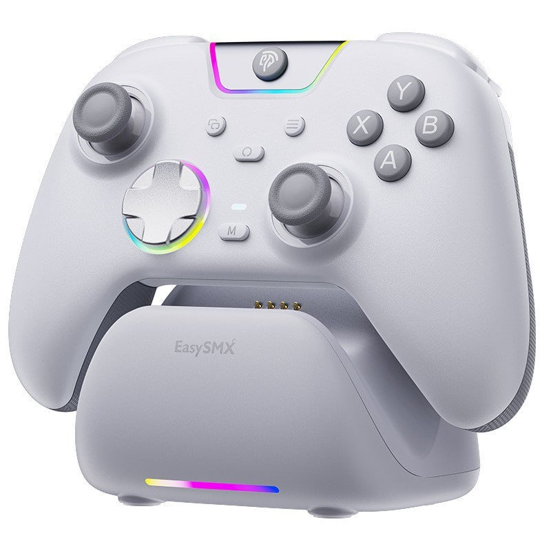 Controle Sem Fio EasySMX X05Pro com Base de Carregamento 🎮
