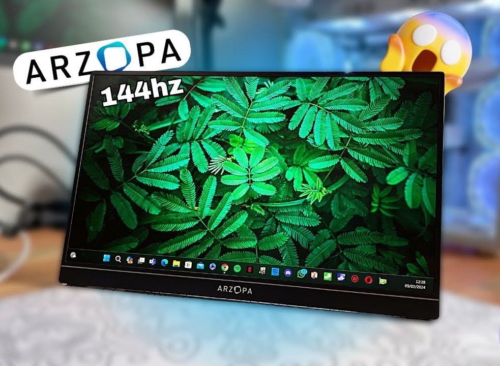 Monitor Portátil Arzopa Z1f 16" Full HD 144Hz IPS 🛒