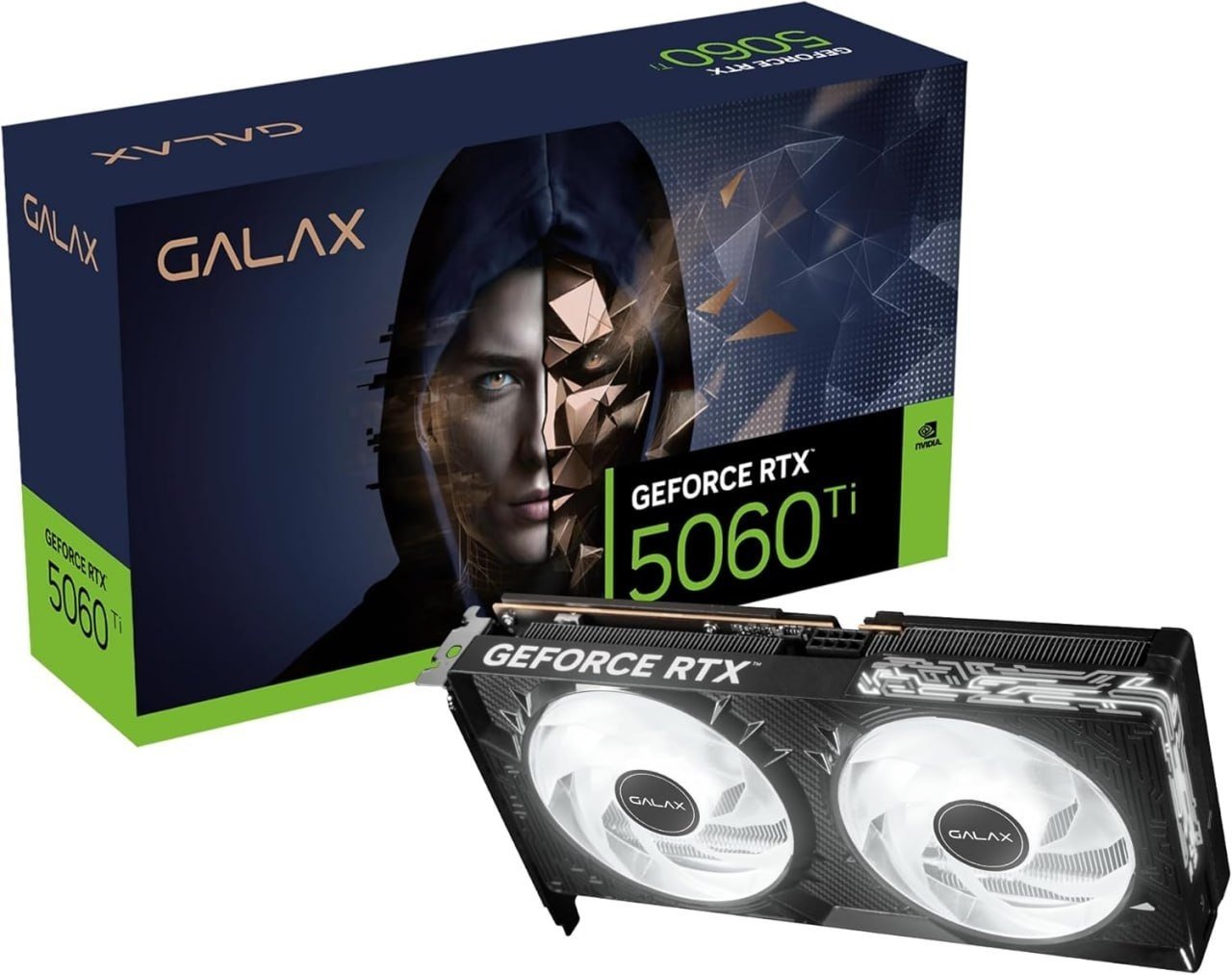 Placa de Vídeo GALAX GeForce RTX 5060 Ti 16GB GDDR7 128-bit Black 1-Click OC 🛒