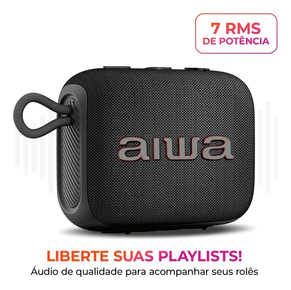Caixa De Som Speaker Aiwa AWS-SP-07-B 7w 🛒