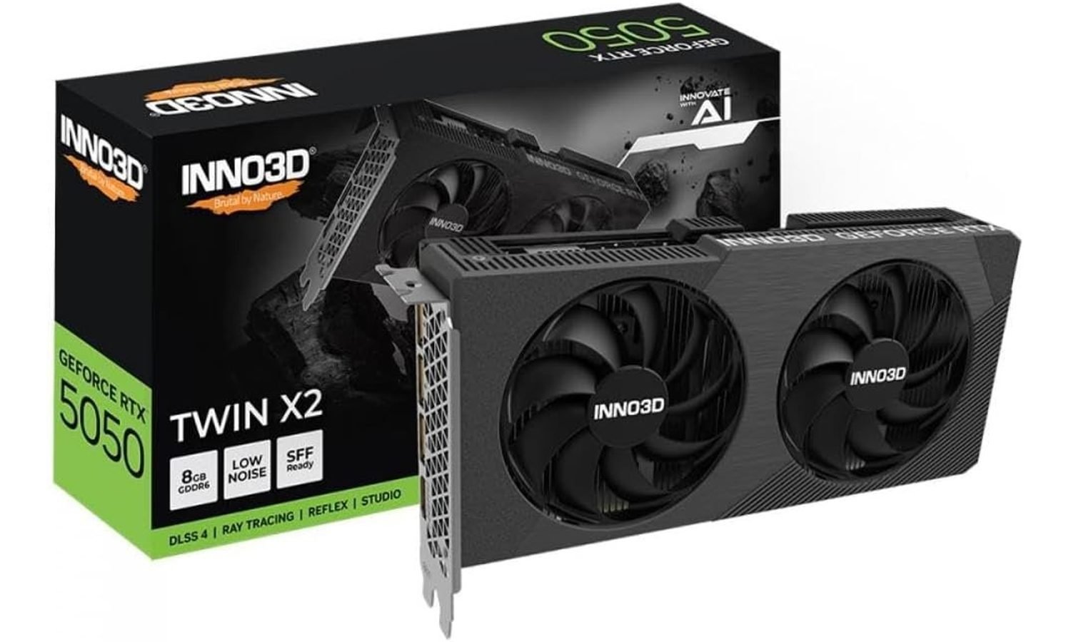 INNO3D Placa gráfica GeForce RTX 5050 Twin X2 8GB GDDR6 🛒