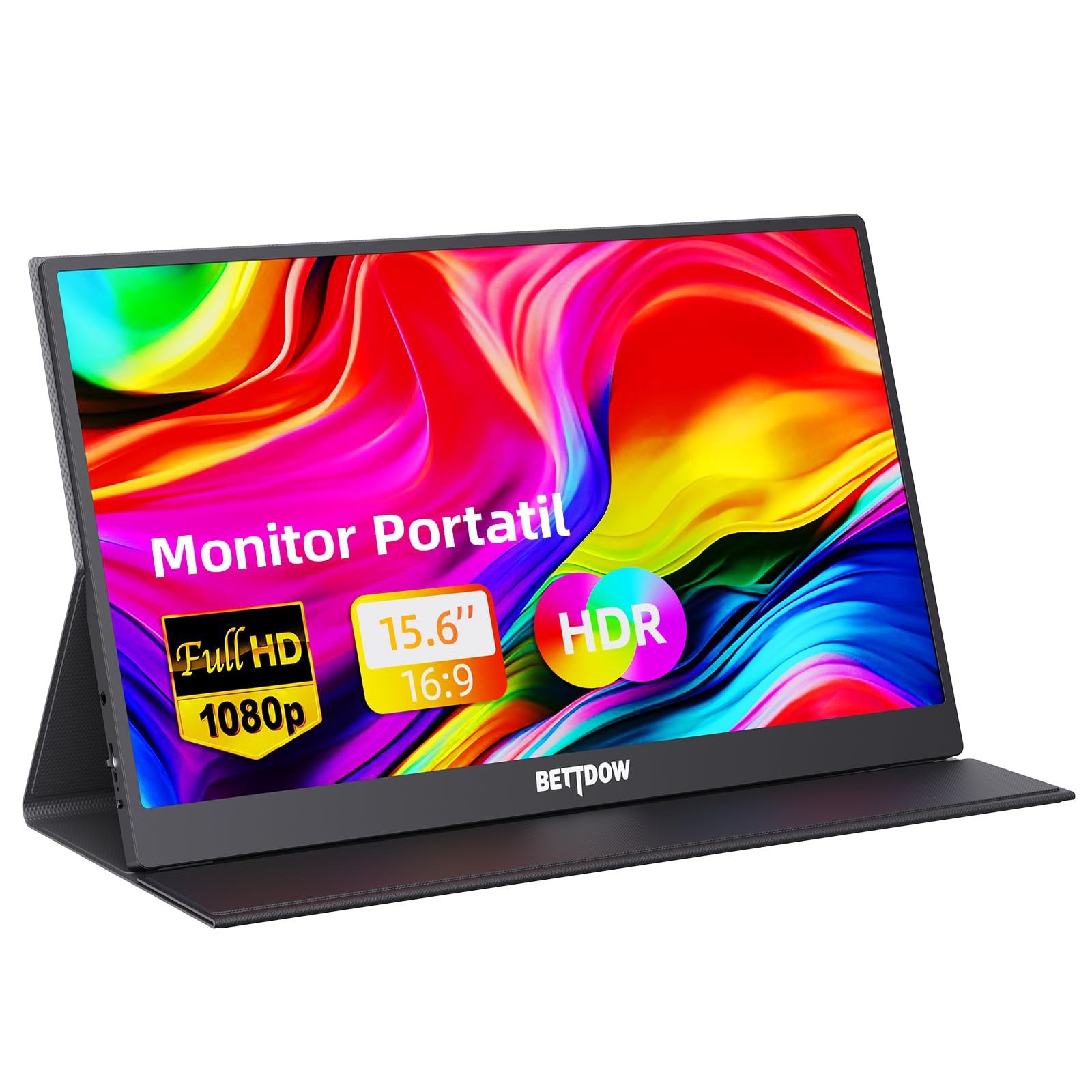 Monitor Portátil Bettdow 15,6'' FHD 1080P 🛒