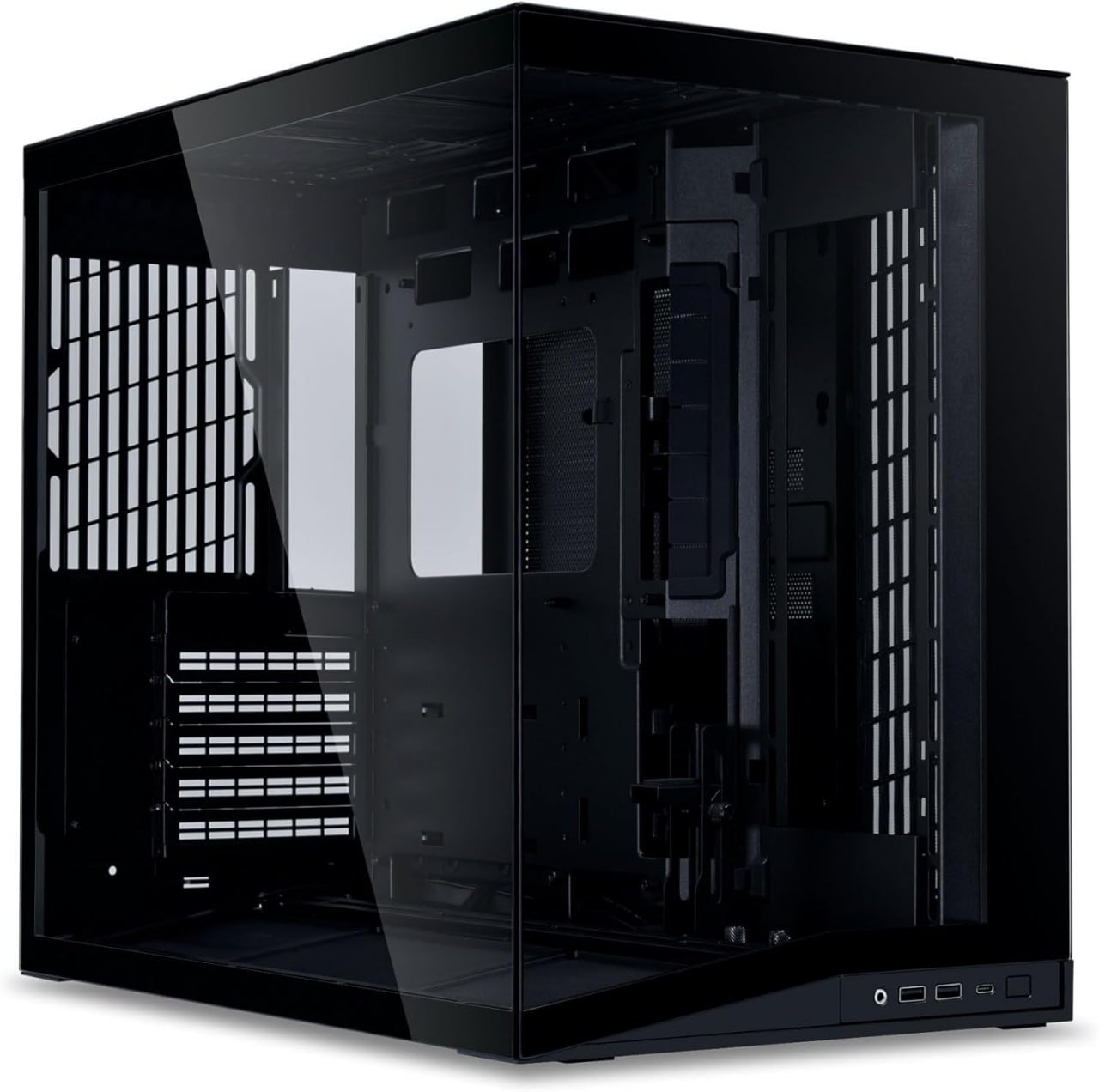 Gabinete Gamer Lian Li O11 Dynamic Mini V2 Preto Sem Fans 🛒