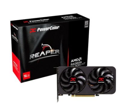 Placa de Vídeo PowerColor RX 9060 XT Reaper AMD Radeon 16GB GDDR6 🛒