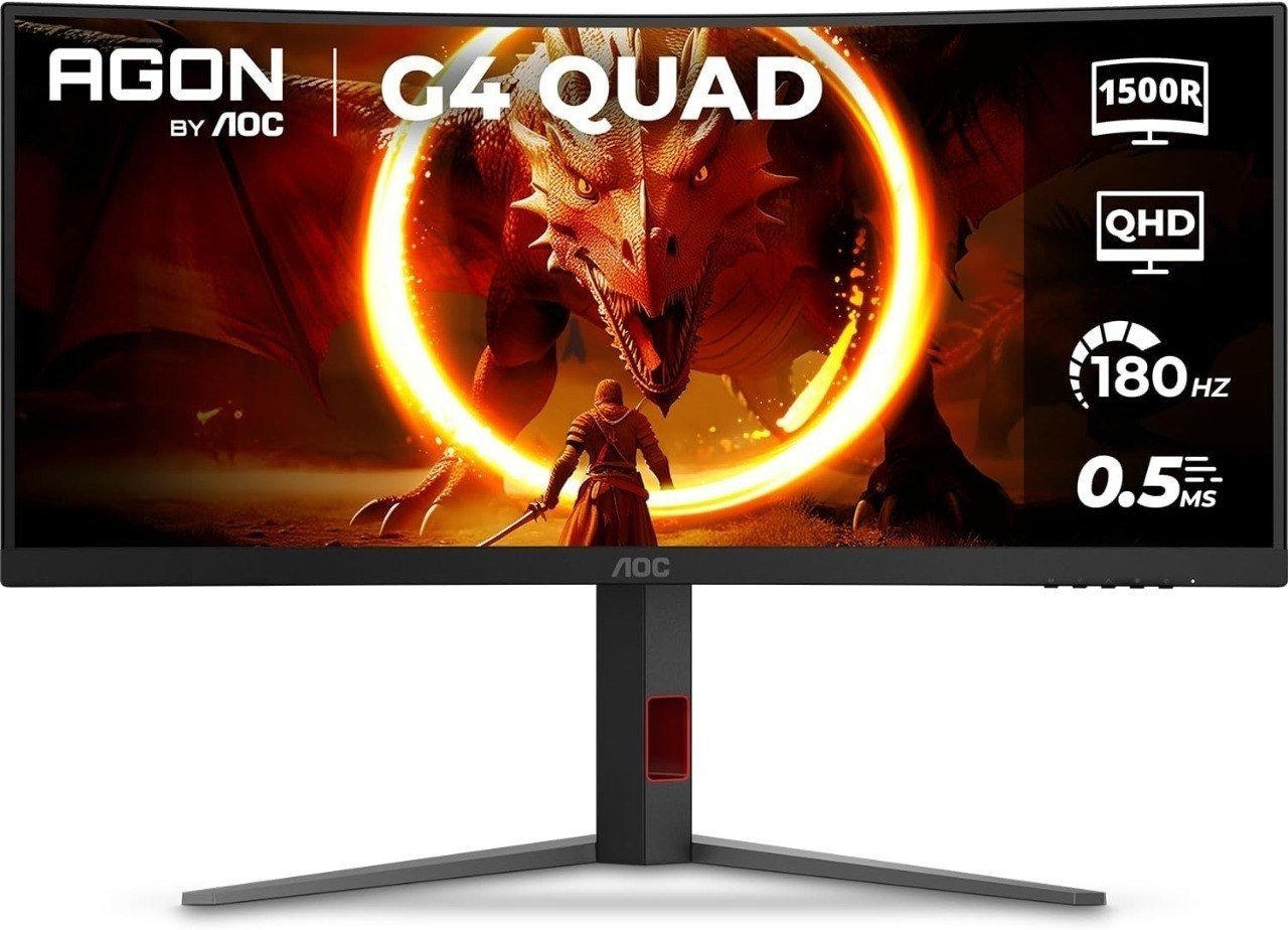 Monitor Gamer Curvo AOC Gaming U34G4C 34" WQHD 🛒