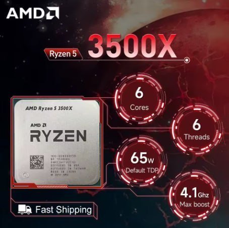 Processador Ryzen 5 3500x AM4 🛒