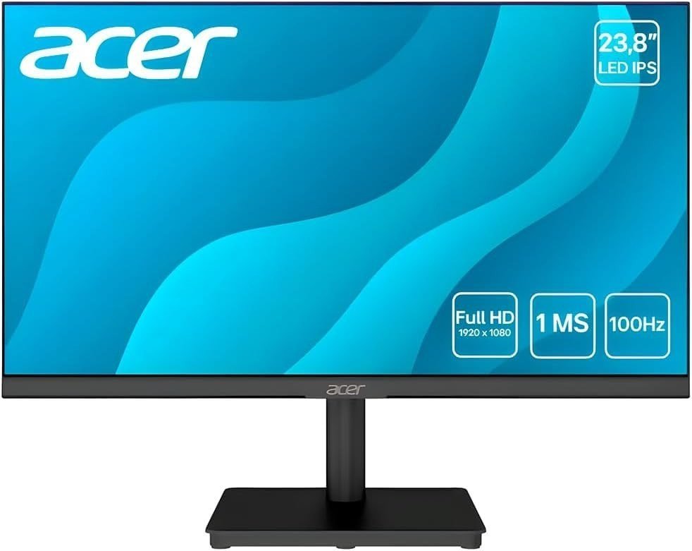 Monitor Acer mk241y 23.8" IPS Full HD 100hz 1ms HDMI/VGA Design Zero Frame 🛒