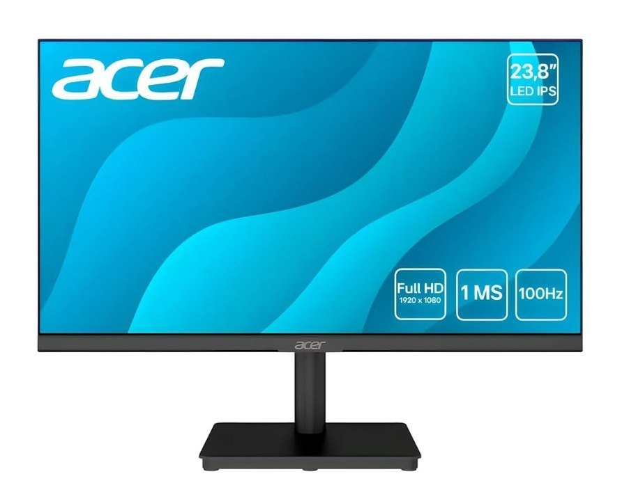 Monitor Acer mk241y 23.8" IPS Full HD 100hz 1ms HDMI/VGA Design Zero Frame 🛒