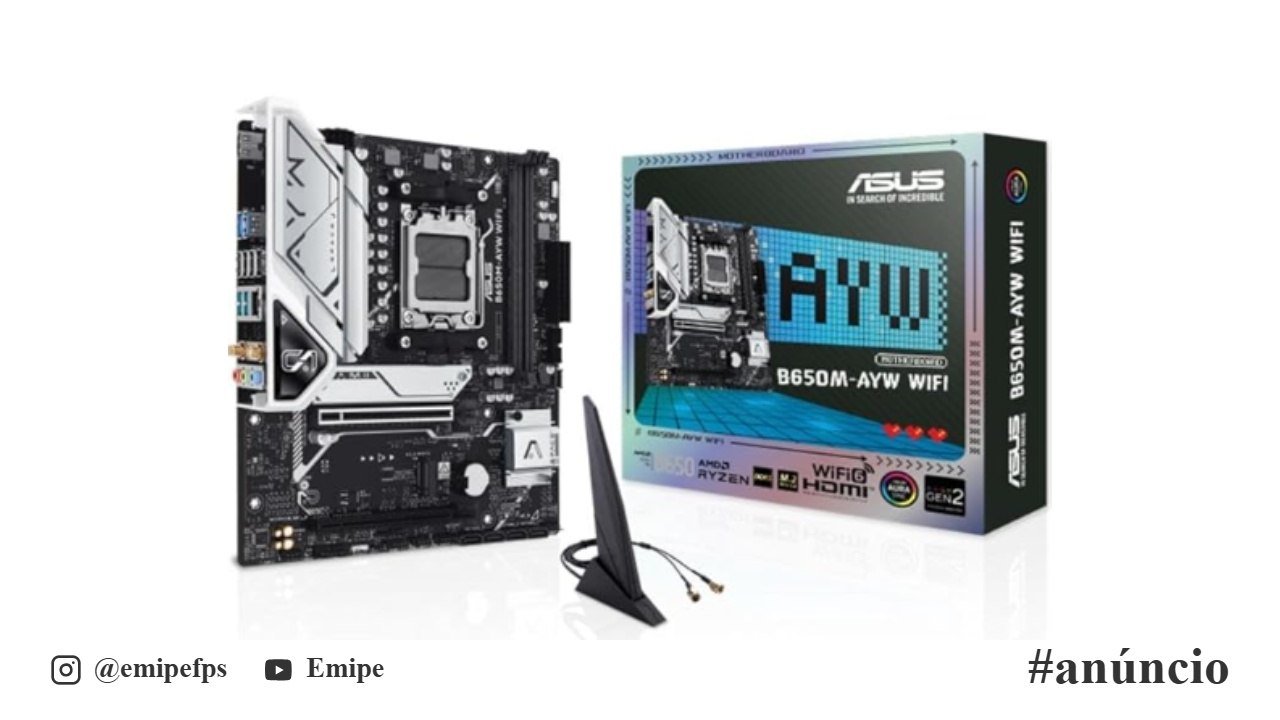 Placa-Mãe ASUS B650M-AYW WIFI DDR5 AM5 🛒