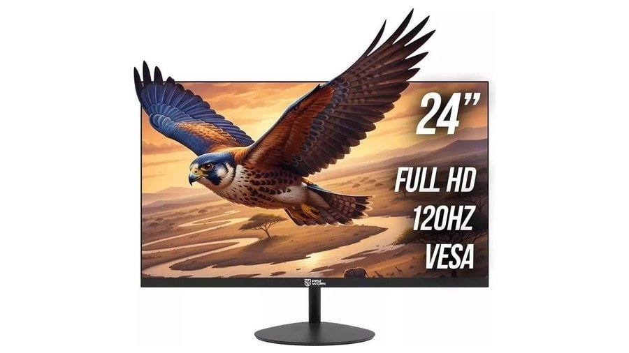 Monitor Safe Gamer ProWork 23,8" FHD 120Hz HDMI VGA Preto - MO024 🛒