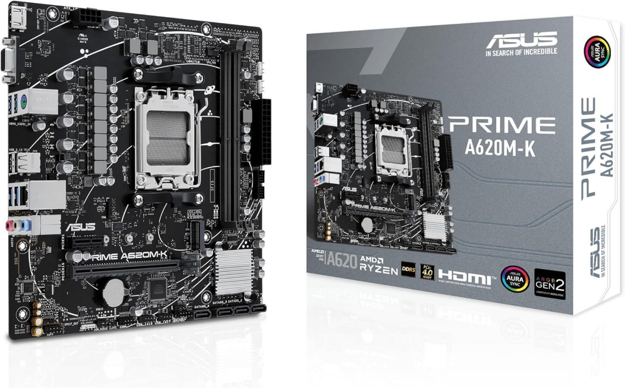 Placa Mãe Asus Prime A620M-K 🛒