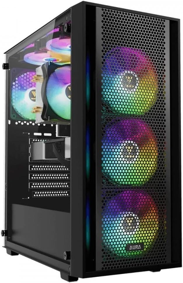 Gabinete Gamer Gamdias Aura GC2 Elite ARGB Preto 🛒
