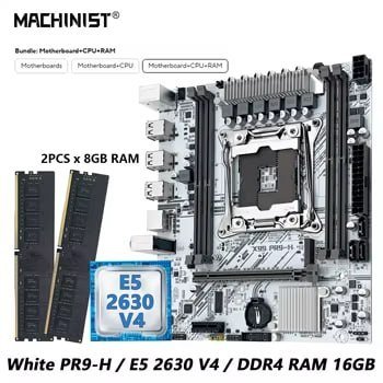 KIT PLACA-MÃE + PROCESSADOR Xeon E5 2630 V4 🛒