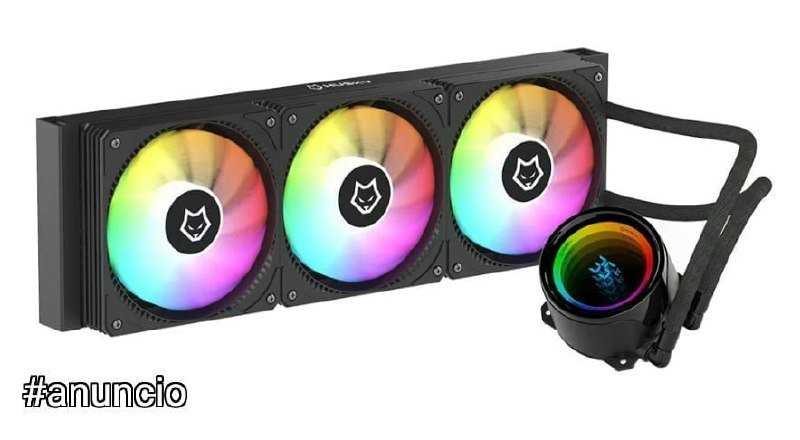 Water Cooler Husky Glacier, Iluminação ARGB, 360mm, AMD e Intel, Preto - HWT700PT 🛒